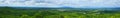 Panorama of nature mountain view wide landscape in asia rural. Royalty Free Stock Photo