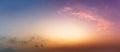 Panorama nature sky twilight time background Royalty Free Stock Photo