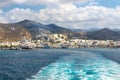 Panorama of Naxos, Cyclades, Greece Royalty Free Stock Photo