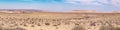 Panorama of the Negev Highlands near Sde Boqer in Israel