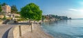 Panorama of Nessebar ancient city on the Bulgarian Black Sea Coast. Nesebar or Nesebr is a UNESCO World Heritage Site. Panoramic