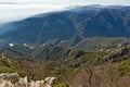 Panorama of Nestos Gorge near town of Xanthi, Greece