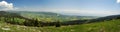 Panorama of Neuchatel region seen from Tete de Run Royalty Free Stock Photo