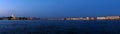 Panorama of Neva River at Evening, Saint Petersburg