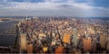 Panorama Of New York City View From The Top Of Building