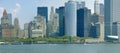 Panorama, New York Skyline Financial District Royalty Free Stock Photo