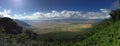 Panorama of the Ngorongoro Crater