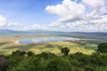 Panorama of NgoroNgoro crater. Tanzania, Africa Royalty Free Stock Photo
