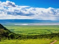 Panorama from Ngorongoro East Africa