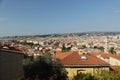 Panorama of Nice opening from the Castle hill, France Royalty Free Stock Photo