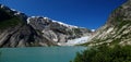 Panorama on Nigardsbreen glacier. Norway