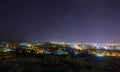 Panorama of night Almaty