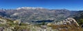 Panorama of Niolo region and Monte Cinto Massif Royalty Free Stock Photo