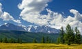 Panorama of North-Chuya mountains, Altai, Russia