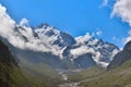 Panorama of Northern Massif at the Caucasian Mount