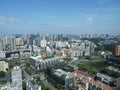 Panorama northern Singapore skyline