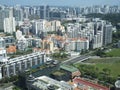 Panorama northern Singapore skyline