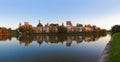 Panorama of Novodevichiy convent in Moscow Russia Royalty Free Stock Photo