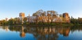 Panorama of Novodevichiy convent in Moscow Russia Royalty Free Stock Photo