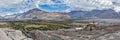 Panorama of Nubra valley in Himalayas