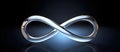 Infinity symbol. AI generated.