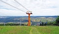 Panorama of Oberwiesenthal in the Erzgebirge Royalty Free Stock Photo