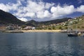 Panorama oceanside in Machico, Madeira Royalty Free Stock Photo