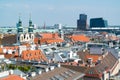 Panorama off Stephansdom in Vienna, Austria