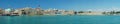 Panorama of Old Akko city ,Israel