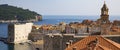 Panorama of old city Dubrovnik in Croatia Royalty Free Stock Photo