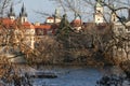 Panorama of old city in Prague Royalty Free Stock Photo