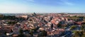 Panorama of the old city of Toledo, Tagus river, Spain