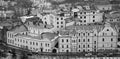 Panorama of old city Vyborg Royalty Free Stock Photo