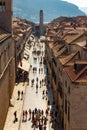 Panorama of Old Dubrovnik Town. Croatia Europe