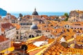 Panorama of Old Dubrovnik Town. Croatia Europe