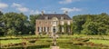 Panorama of old dutch mansion Huis Den Berg in Dalfsen