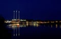 Panorama of Old Mill Reflections on River