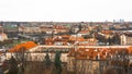 Panorama of the old part of the city of Prague.
