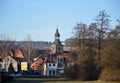 Panorama of the Old Town of Bad Berka, Thuringia Royalty Free Stock Photo