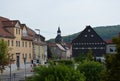 Panorama of the Old Town of Bad Berka, Thuringia Royalty Free Stock Photo
