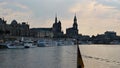Panorama of the Old Town of Dresden, the Capital City of Saxony