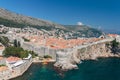 Panorama of old town of Dubrovnik