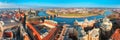 Panorama of Old town and Elbe, Dresden, Germany