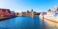 Panorama of the Old Town of Gdansk, Poland Royalty Free Stock Photo