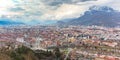 Panorama Old Town of Grenoble, France