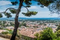 Panorama on the old town HyÃÂ¨res