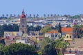 Panorama of Old town of Rhodes, Greece Royalty Free Stock Photo