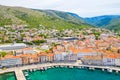 Panorama of the town of Senj in Primorje in Croatia
