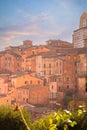 Panorama of old town Siena, Tuscany, Italy Royalty Free Stock Photo
