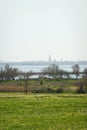 The panorama of old town of Venice from St. Juilian\'s park